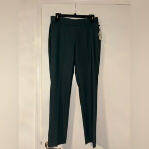 Anne Klein Dark Green Ankle Pants